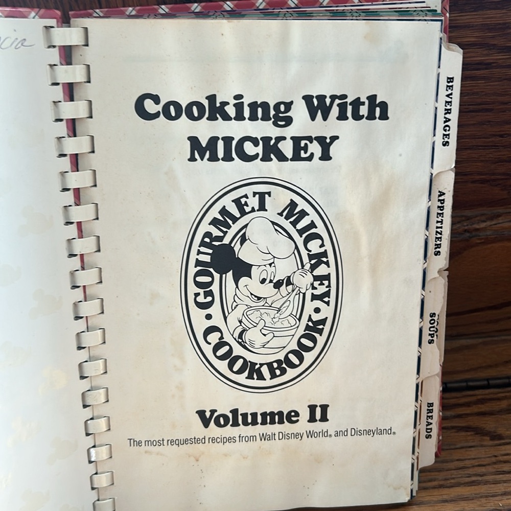 Cooking With Mickey book - Picture 3 of 3